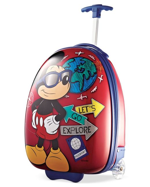 Disney Mickey Mouse 18" Hardside Rolling Suitcase By American Tourister